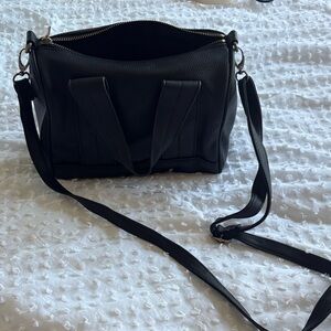 Black Leather Handbag